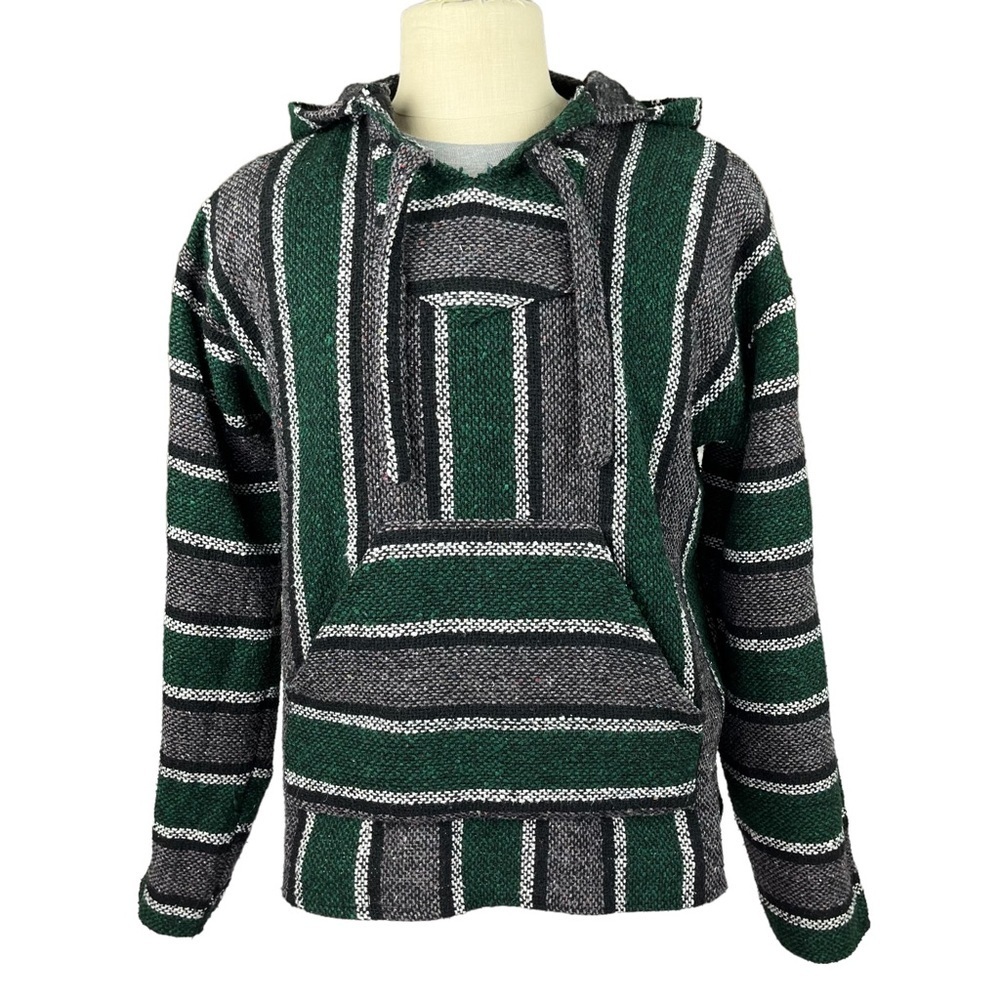 Molina Baja Drug Rug Multicolored Hoodie Sz 42 L‎ 44